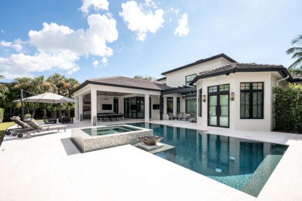 Majestic Isles backyard and pool