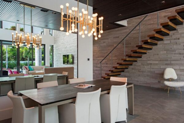 dining room -of-new-home-built--on-3rd-St-N-in-Naples,-FL