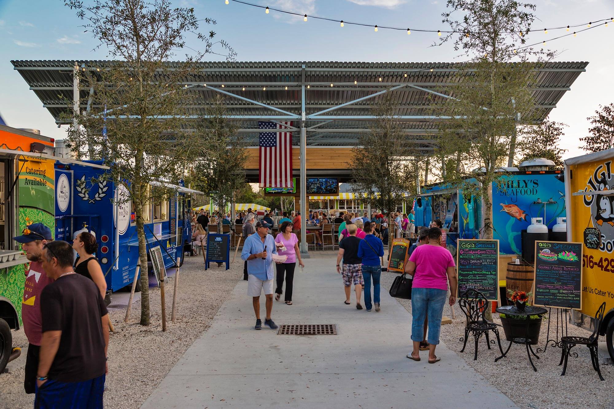 Central view of Celebration Park Naples, FL