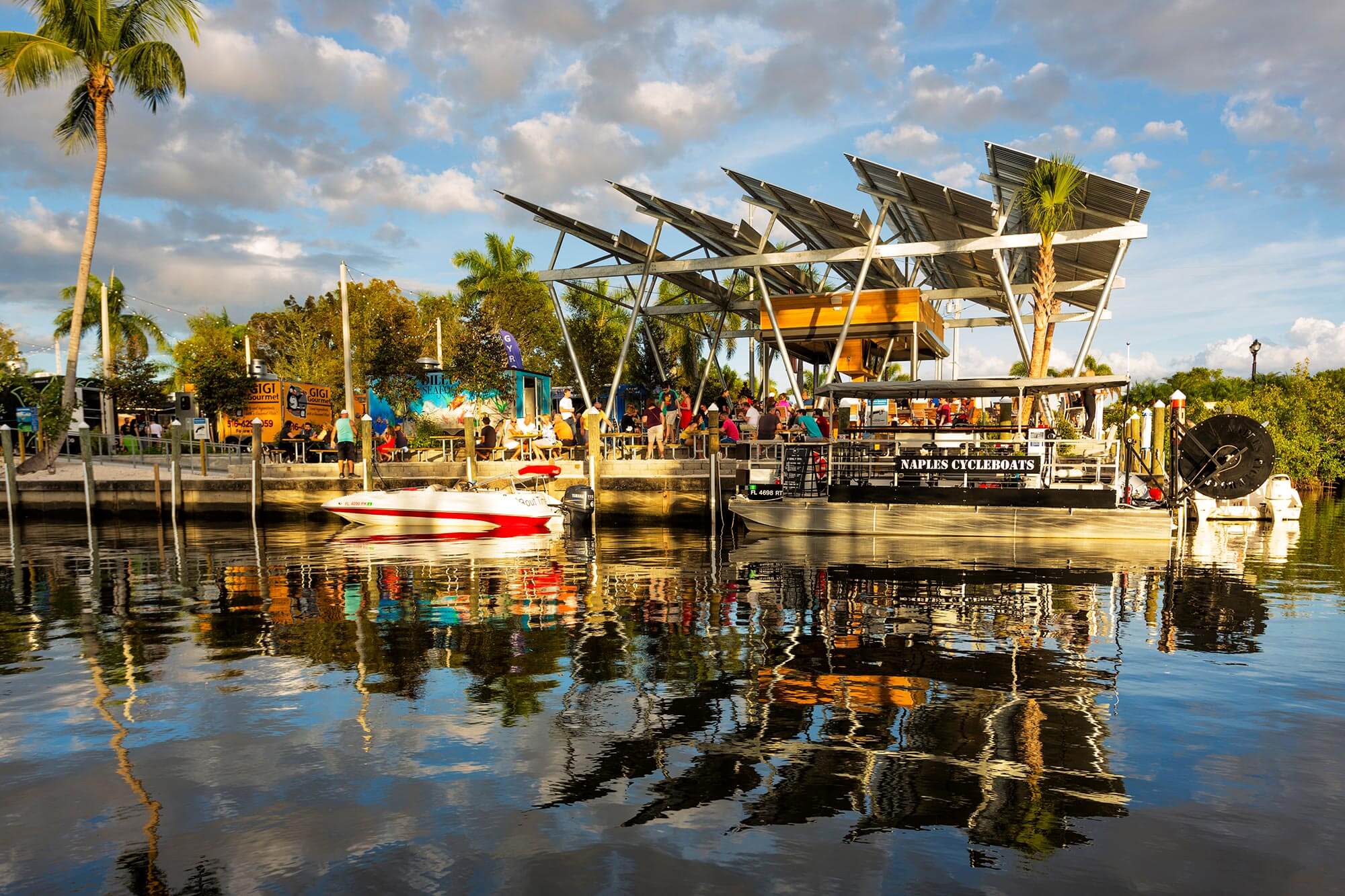 Front water view of Celebration Park Naples, FL