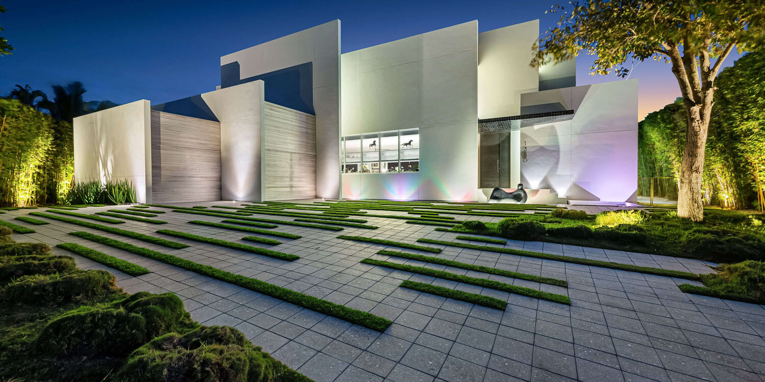 Exterior of new home on Jewel Box Ave Naples, FL