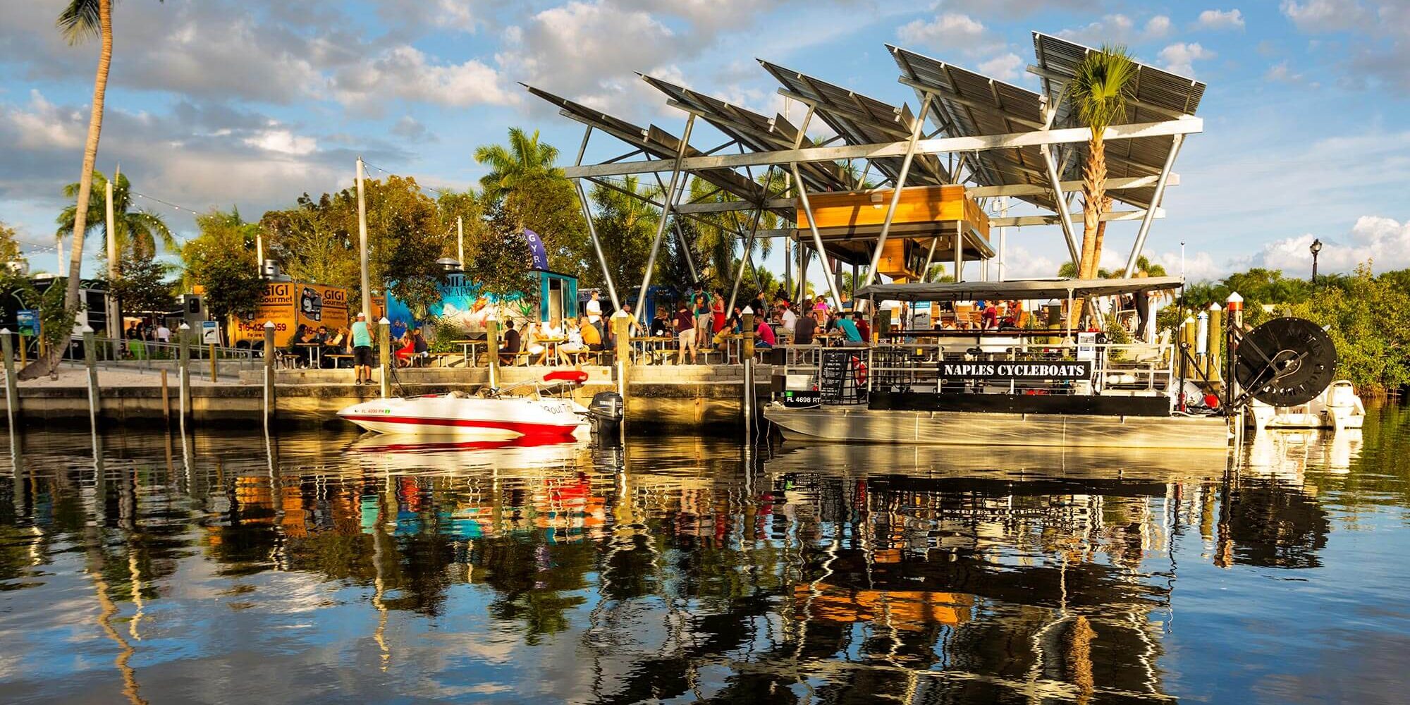 Front water view of Celebration Park Naples, FL